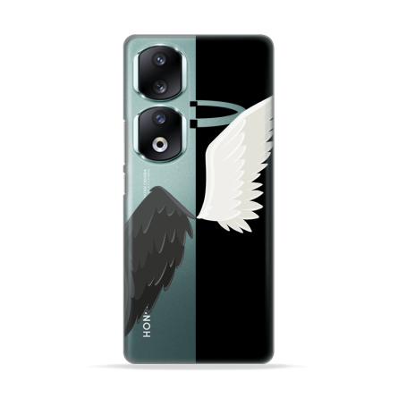 Silikonska Maskica za Honor 90 Pro - Black & White 232762