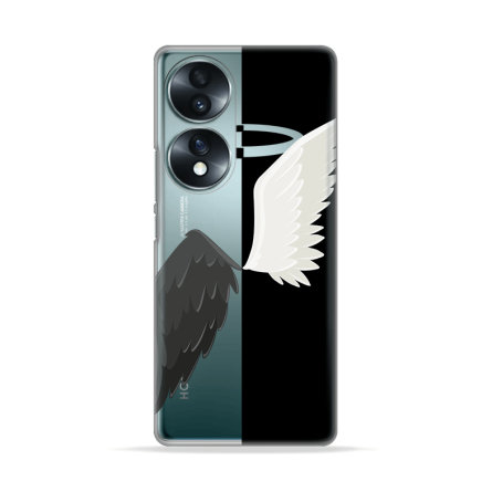 Silikonska Maskica za Honor X7b / Honor 50 Plus - Black & White 231031