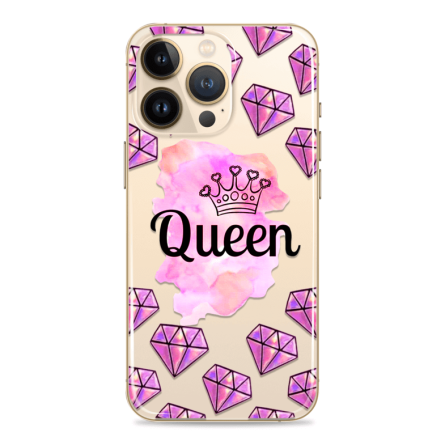 Silikonska Maskica za mobitel - "Queen" ružičasta - HR16 237887