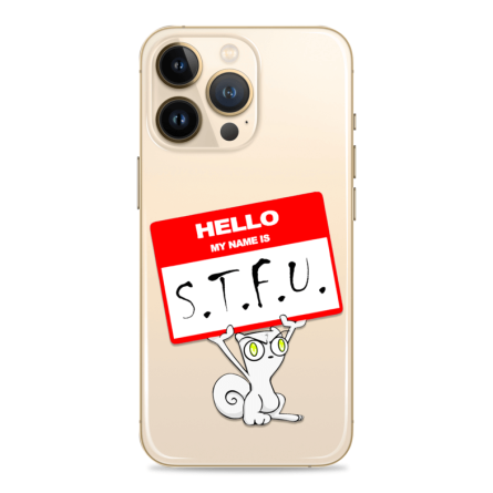 Silikonska Maskica za mobitel - "STFU" - HR30 237865