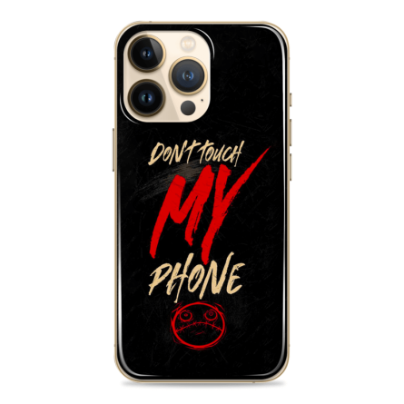 Silikonska Maskica za mobitel - "Don't touch my phone" - HR35 237859