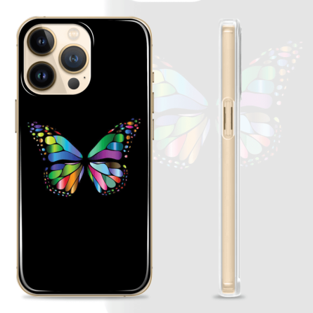 Silikonska maskica za mobitel - Rainbow Batterfly - HR42 237838