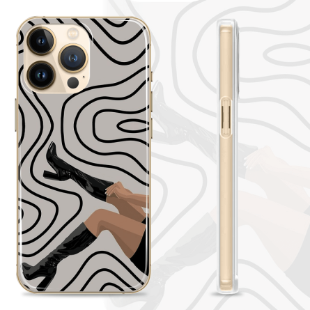 Silikonska Maskica za mobitel - "Čizme" - HR78 237804