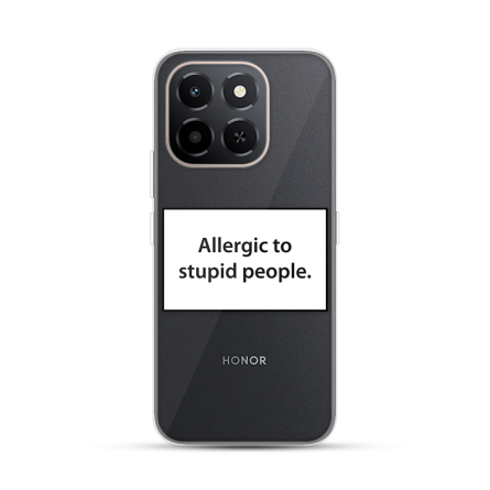 Silikonska Maskica za Honor X6c - Allergic to Stupid People 257846