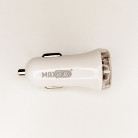 MaxExcell autopunjač 3.1A s dva USB utora 178079