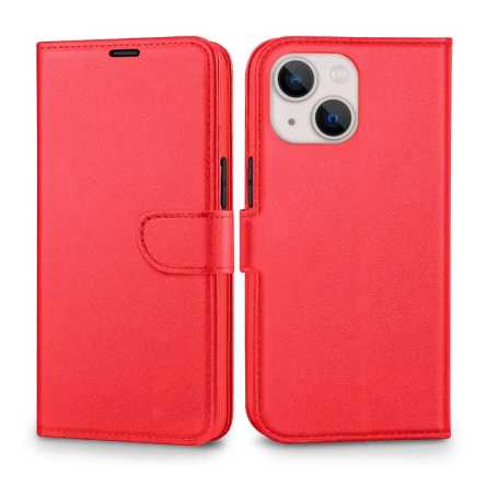 Preklopna maskica za iPhone 13 Mini - Crvena 221674