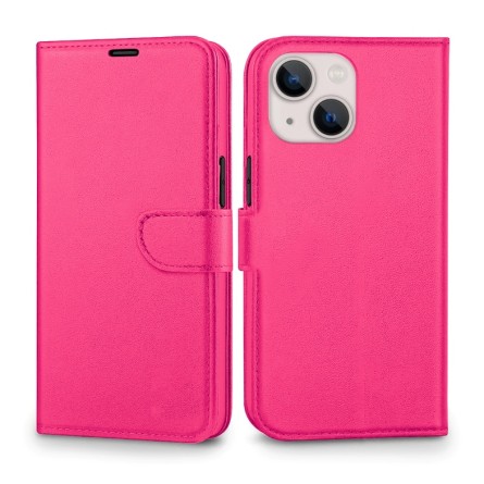 Preklopna maskica za iPhone 14 - Tamno roza 223316