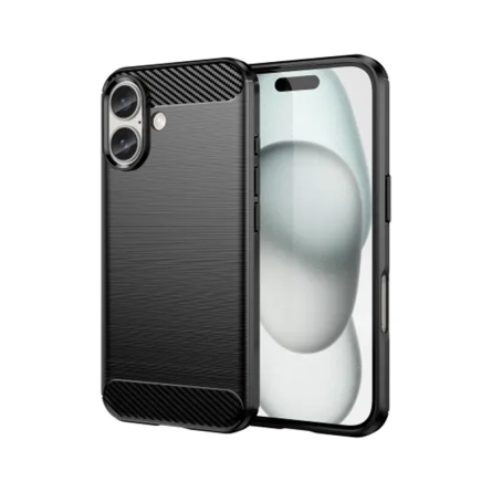 Silikonska Carbon Maskica za iPhone 16 256286