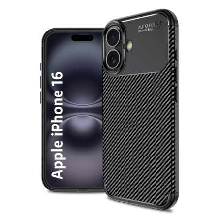 Armor Silikonska Carbon fiber Maskica za iPhone 16 255414