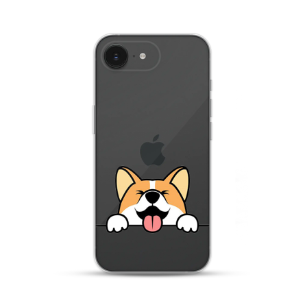 Silikonska Maskica za iPhone 16e - Shiba Inu 250394