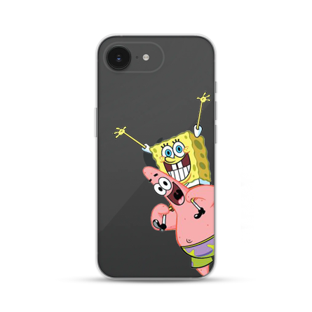 Silikonska Maskica za iPhone 16e - Spognebob & Patrick 250407