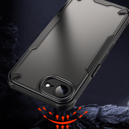 Defender Matt maskica za iPhone 16e - Crna 250090