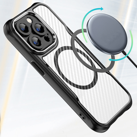 MagSafe Carbon Defender silikonska maskica za iPhone 16 Pro 263347