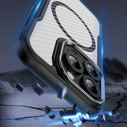 MagSafe Carbon Defender silikonska maskica za iPhone 16 Pro 263348