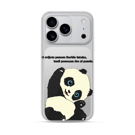 Silikonska Maskica za iPhone 17 Pro Max - Panda 255221