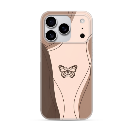 Silikonska Maskica za iPhone 17 Pro Max - Butterfly Line 255233