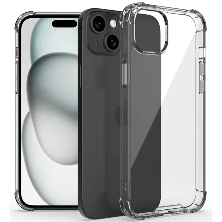 Silikonska prozirna Anti-Shock maskica za iPhone 15 Plus 232552