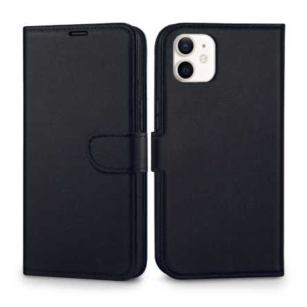 Preklopna maskica za iPhone 12 - Crna 221633