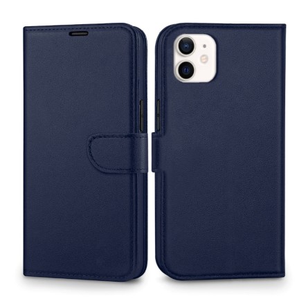 Preklopna maskica za iPhone 12 - Tamno plava 221624
