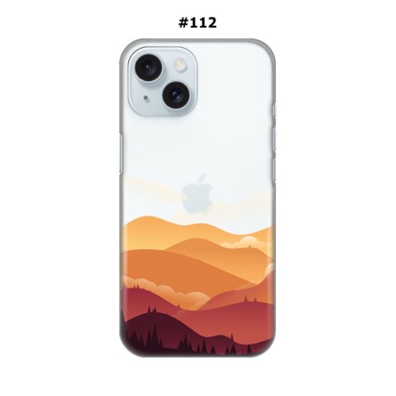Maskica za iPhone 15 - Warm Mountain 219624