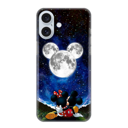 Silikonska Maskica za iPhone 17 - Cartoon Moon 254823
