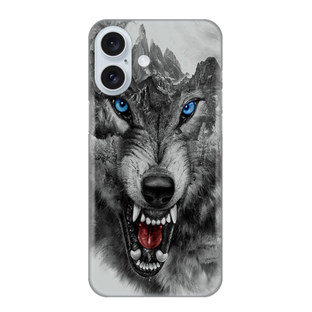 Silikonska Maskica za iPhone 16 Plus - Lone Wolf 238399