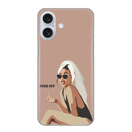 Silikonska Maskica za iPhone 16 - F*** off 238299