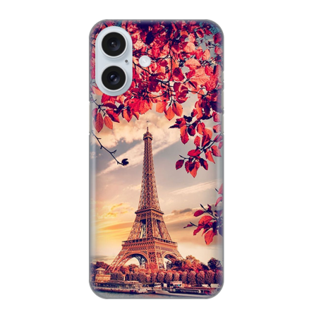 Silikonska Maskica za iPhone 16 Plus - City of Love 238457