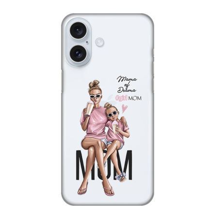Silikonska Maskica za iPhone 16 - Mama of Drama 238373