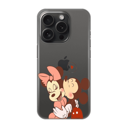 Silikonska Maskica za iPhone 16 Pro Max - Mouse Kiss 238640