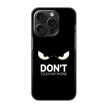Silikonska Maskica za iPhone 16 Pro Max - Don't Touch My Phone 238648