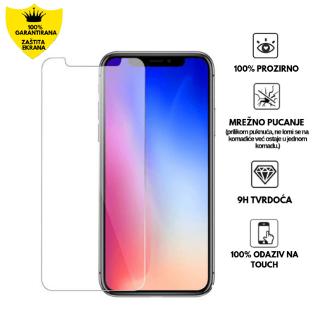 Zaštitno Staklo za ekran za iPhone X / XS (2D) - Prozirno 139860