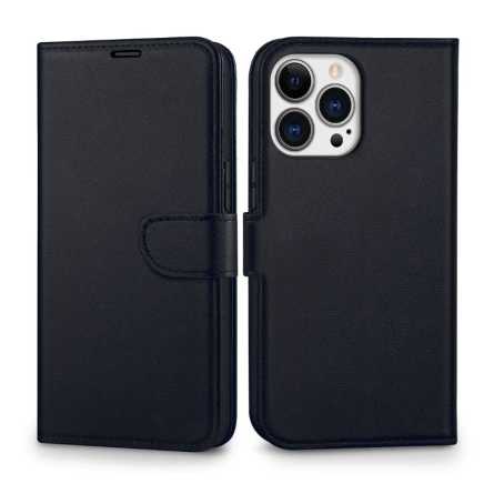 Preklopna maskica za iPhone 12 Pro Max - Crna 221584
