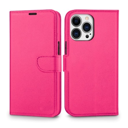 Preklopna maskica za iPhone 12 Pro - Tamno roza 221842