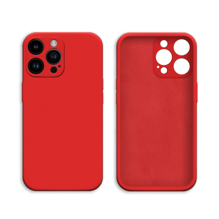 Mekana Silikonska Maskica za iPhone 13 Pro - Crvena 237471