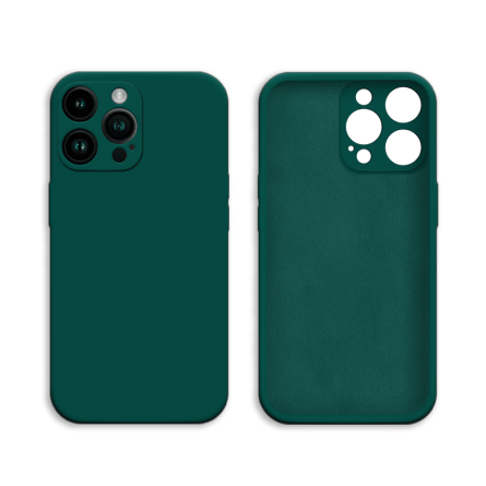 Mekana Silikonska Maskica za iPhone 14 Pro Max - Tamno zelena 237493