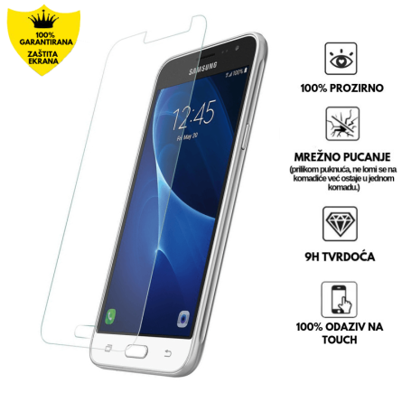 Zaštitno Staklo za ekran za Galaxy J3 (2016) (2D) - Prozirno 139943