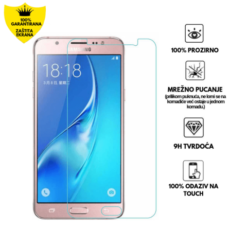 Zaštitno Staklo za ekran za Galaxy J5 (2016) (2D) - Prozirno 139944