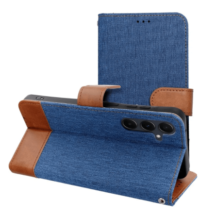 Jeans preklopna maskica za Samsung Galaxy S25 FE - Plava 264967