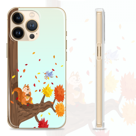 Silikonska maskica za mobitel - Vjeverica -jesen-48 238160