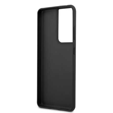 Karl Lagerfeld Hard Karl & Choupette maskica za Galaxy S21 Ultra – Crna 124749