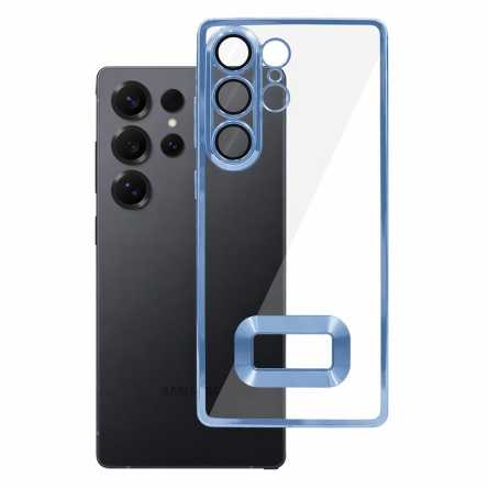 Kromirana prozirna maskica za Samsung Galaxy S25 Ultra - Plava 265711