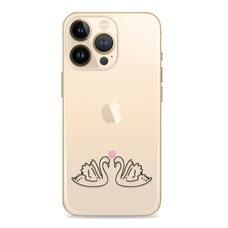 Silikonska maskica za mobitel - Love Swan - LA-11 225380