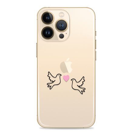 Silikonska maskica za mobitel - Birds of Love - LA-13 225379