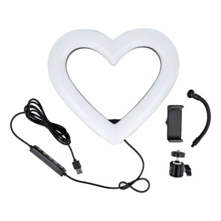 Led RING svjetiljka RGB Heart od 10 inča i tripod 256079
