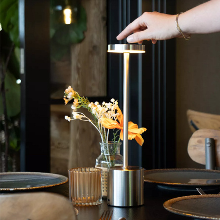 Premium LED stolna lampa na dodir - bakrena 265253