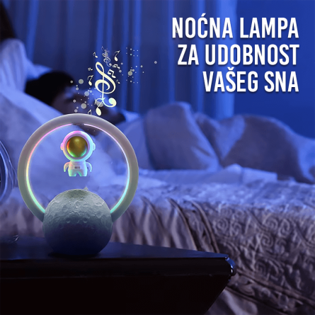 Levitirajuća RBG Astronaut Lampa sa zvučnikom 256891