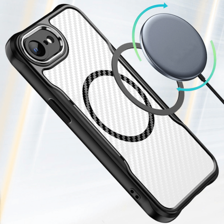 MagSafe Carbon Defender silikonska maskica za iPhone 16e 257292