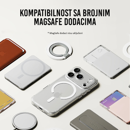 MagSafe Prozirna maskica za iPhone 17 Pro 259803