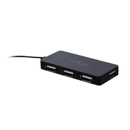 Maxlife USB hub - 4x USB port - 15 cm - kabel 1,5 m 229437